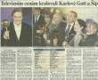 Televizním cenám kralovali Karolové Gott a Šíp - PRAVO