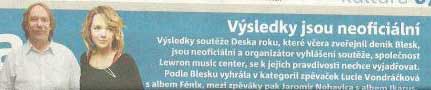 Výsledky jsou neoficiální - METRO